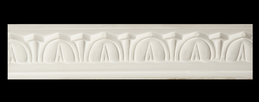 Decorative White Plaster Border